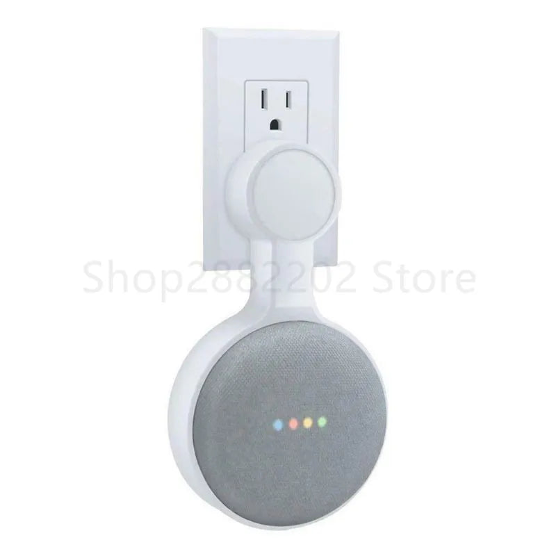 Outlet Wall Mount Hanger Stand Speaker Holder for Google Home Mini Voice Assistant Home Kitchen Bathroom Supplies