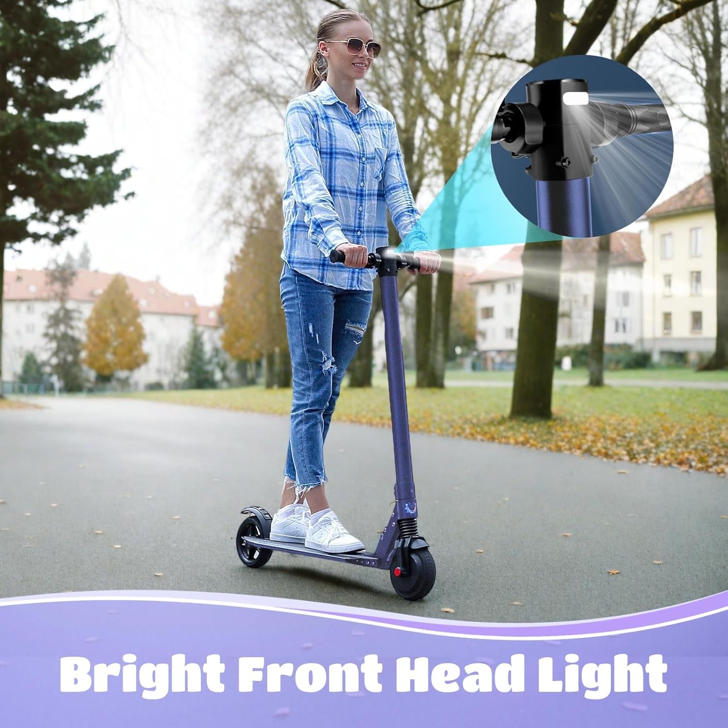 Electric Scooter for Kids Ages 8-12,Height for 3.9-5.8 Ft,250W,Led Display,6/10/15 MPH Adjustable Speed,Up to 120 Mins,Foldable Kids Electric Scooter with Dual Braking System,Max 220 Lbs